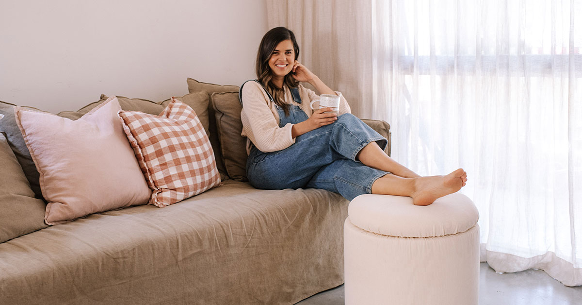 How to Make an Upcycled Ottoman With Geneva Vanderzeil LJ Hooker